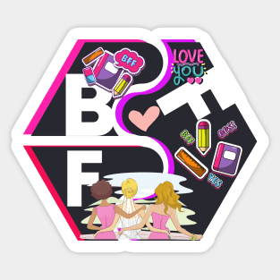 BEST Friends Puzzle Sticker